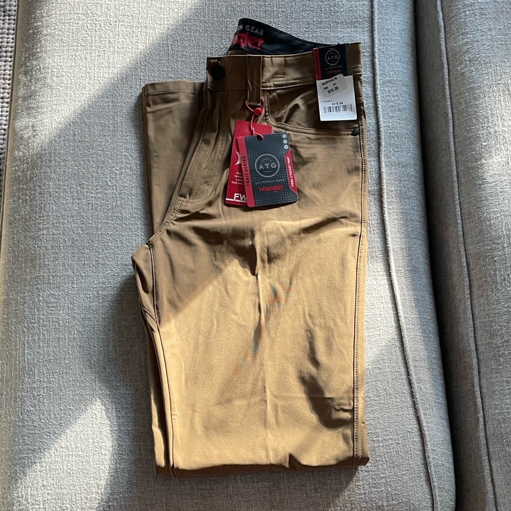 Wrangler Men's Tan Cargo Pants